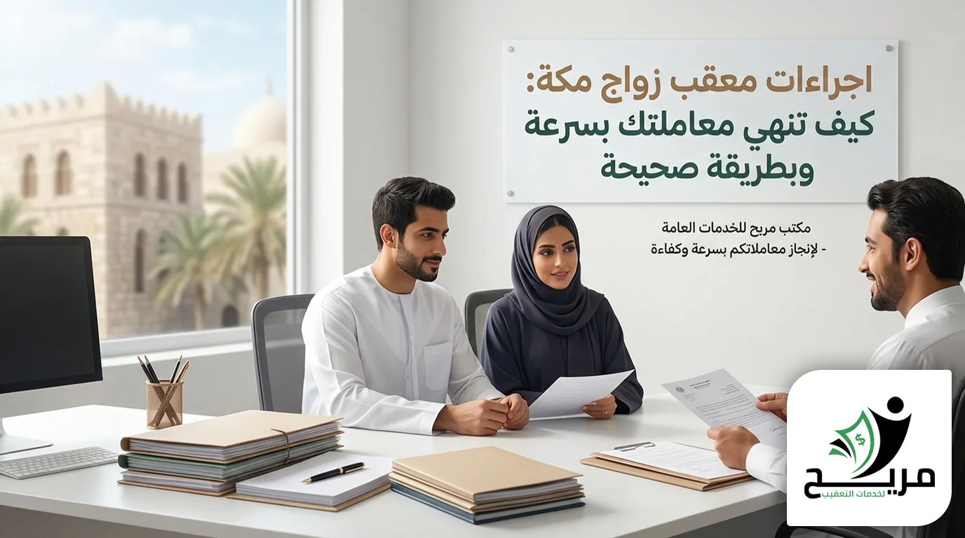 اجراءات معقب زواج مكة